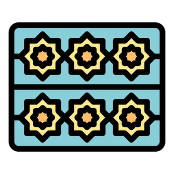 Moroccan zellige style tile creating seamless pattern for interior design project vector