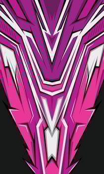 Abstract futuristic geometric pink stripes racing background for sublimation jersey vector