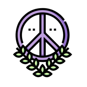 peace symbol icon vector