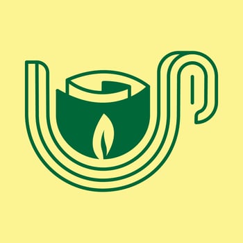 Mug logo that can be edited according to your wishes vector