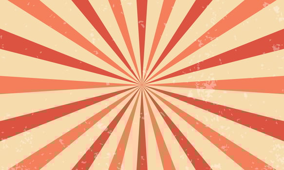 Warm Red Classic vintage rays sunburst retro background vector