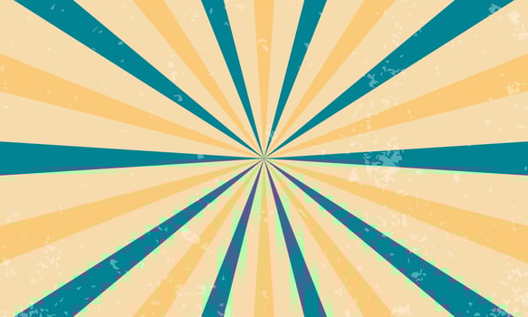 Vintage rays sunburst retro background grunge vector