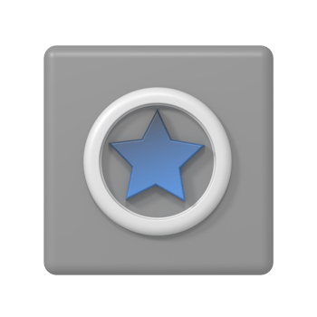 Star sign button png