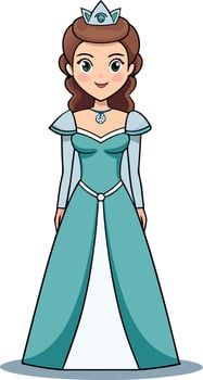 Adult Princess Graphic, Navigating Love and Duty vector