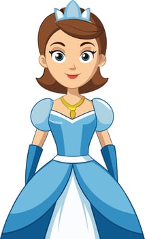 Adult Princess Artwork, Redefining Royalty vector