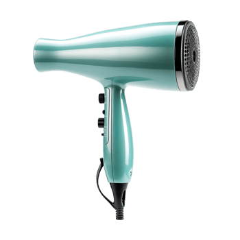 Hair dryer isolated on transparent background png
