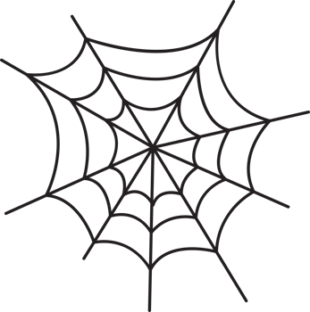 Web spider Halloween icon silhouette illustration design png