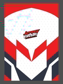 The logo for the team jersey is shown on a white background vector