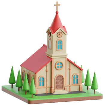 Church 3d Illustration png