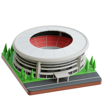 Stadium Buildings 3d Illustration png