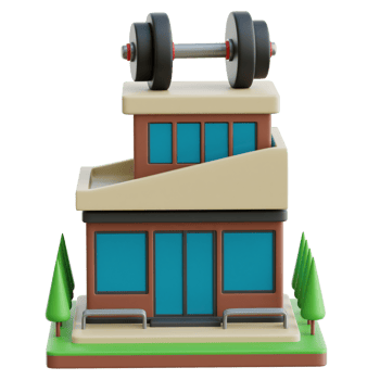 Gym 3d Illustration png