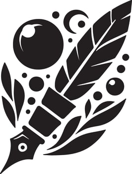 The Craft of Calligraphy and Writing with a Feathered Quill vector