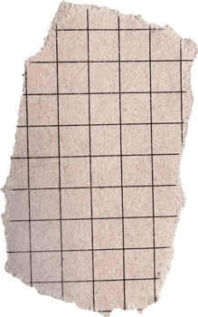 Beige Ripped Checkered Paper Piece png