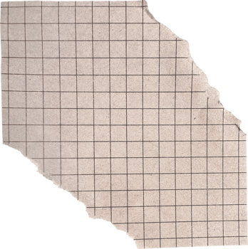 Ripped Beige Sheet with Checkered Pattern png