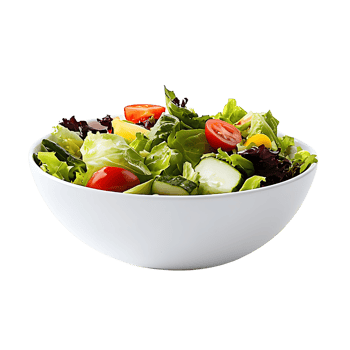 A white bowl filled with a salad png