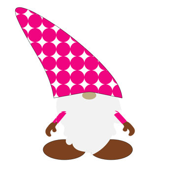 Valentine Day Pink Gnome png