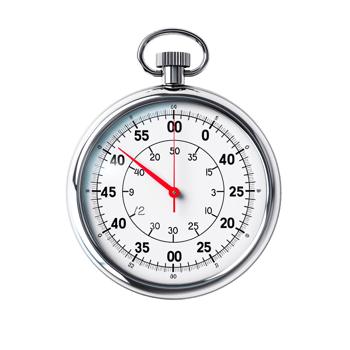 Stopwatch isolated on transparent background png