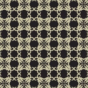 Beautiful floral classic pattern, vintage background vector