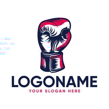 Boxing Glove Premium Logo Design vector