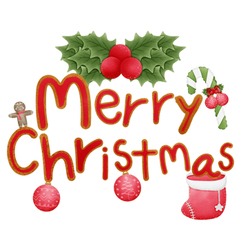 merry christmas text red message png