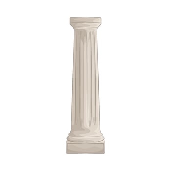 Illustration of antique pillar vector