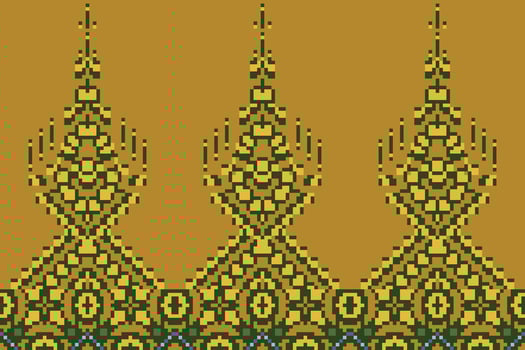 Arabic Islamic Geometric Patterns Drawingfolk Embroidery, Aztec Geometric Ornament Print. Design for Carpet, Wallpaper, Clothing, Wrapping, Fabric vector