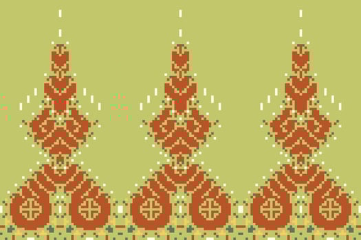 Folklore Traditional Pattern Dressfolk Embroidery, Aztec Geometric Ornament Print. Design for Carpet, Wallpaper, Clothing, Wrapping, Fabric vector