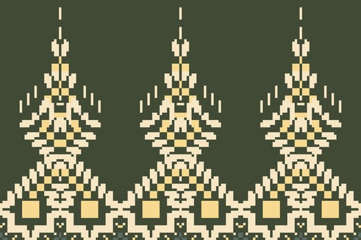 Carpet Traditional Pattern Backgroundfolk Embroidery, Aztec Geometric Ornament Print. Design for Carpet, Wallpaper, Clothing, Wrapping, Fabric vector
