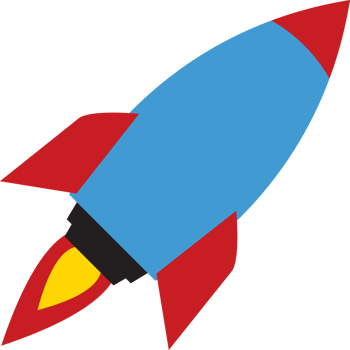 rocket cartoon design png
