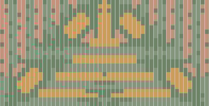 Pixelated Korean Traditional Pattern Namefolk Embroidery, Aztec Geometric Ornament Print. Design for Carpet, Wallpaper, Clothing, Wrapping, Fabric vector