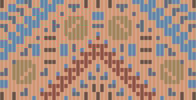 Pixel Geometric Ikat Pattern Dressfolk Embroidery, Aztec Geometric Ornament Print. Design for Carpet, Wallpaper, Clothing, Wrapping, Fabric vector