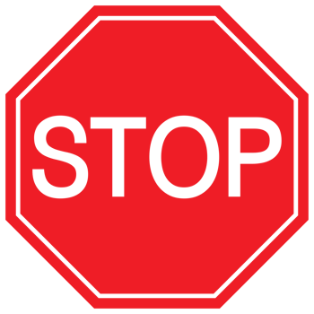 stop sign transparent background png