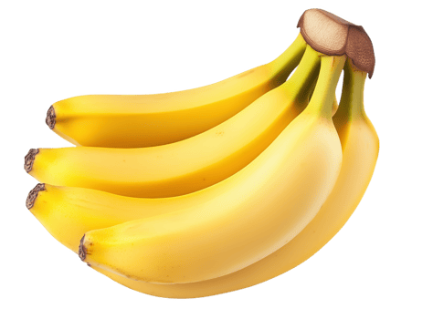 Fresh and vibrant bananas nestled together for a healthy delight png