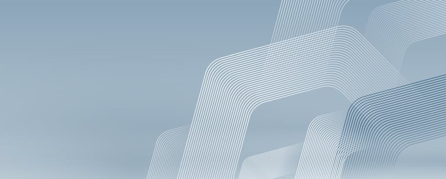 Abstract blue and white lines on a gray background vector