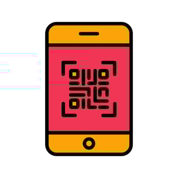 Scanning App Icon Design vector