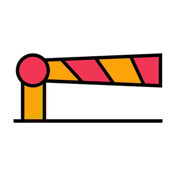 Safety Gates Icon Design vector