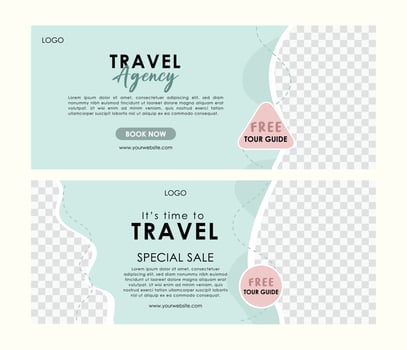 Travel Agency Template vector