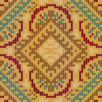Native Patterns Traditional Japanese Patternfolk Embroidery, Aztec Geometric Ornament Print. Design for Carpet, Wallpaper, Clothing, Wrapping, Fabric vector