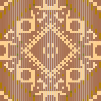 Shawl Watercolor Ikat Patternfolk Embroidery, Aztec Geometric Ornament Print. Design for Carpet, Wallpaper, Clothing, Wrapping, Fabric vector