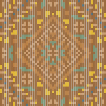 America Islamic Geometric Pattern Stencilfolk Embroidery, Aztec Geometric Ornament Print. Design for Carpet, Wallpaper, Clothing, Wrapping, Fabric vector