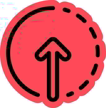 Upload Content Icon vector