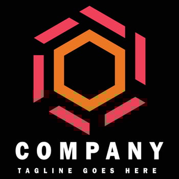 O Company logo icon element template vector