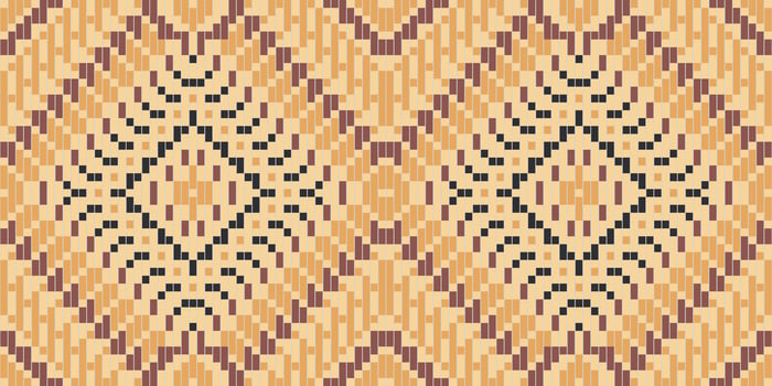 Motif Filipino Ethnic Patternfolk Embroidery, Aztec Geometric Ornament Print. Design for Carpet, Wallpaper, Clothing, Wrapping, Fabric vector