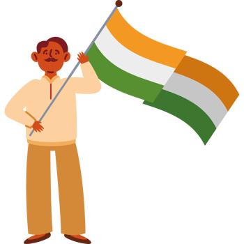 Indian flag clipart png