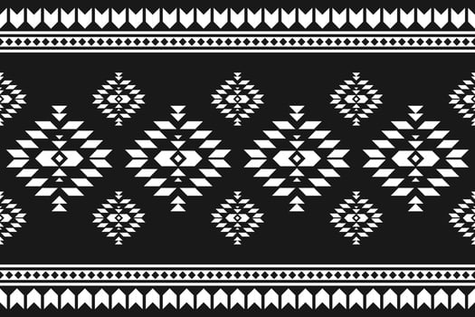 Geometric ethnic seamless pattern traditional. Carpet tribal pattern art. Mexican style. Design for background, illustration, fabric, clothing, rug, textile, batik, embroidery. vector