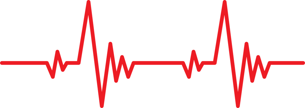 Heartbeat pulse line health medical concept for design, logo, web site, social media, mobile app, ui illustration png