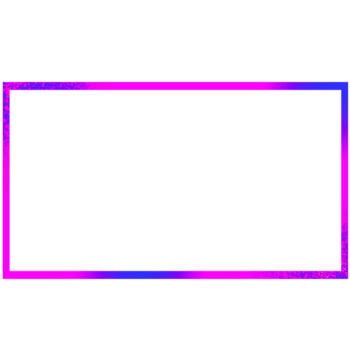 Purple and blue rectangle frame on a transparent background png