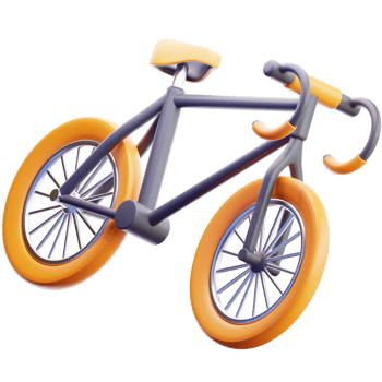 Bike 3D Illustration png