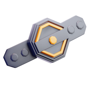 MMA Belt 3D Illustration png