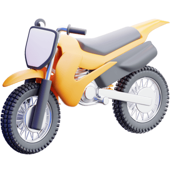 Motocross 3D Illustration png